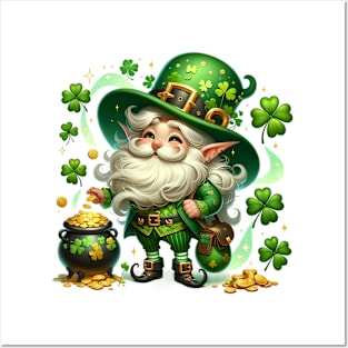 St Patricks Day Leprechaun Posters and Art